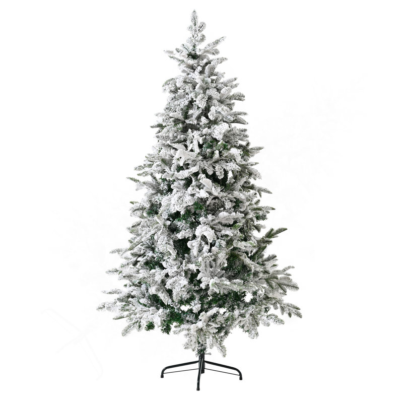 Arbre de Noël articulé enneigé 8 pi, 4.38'
