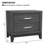 Modern 23" 2-Drawer Solid Wood Nightstand-1332668491
