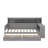 Wooden Twin Size Daybed With Storage Shelves, Multi-Functional Bed With Two Storage Drawers And Study Desk-27644746
