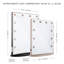 Miroir de salle de bain Hollywood Glow avec 10 ampoules DEL claires et base de miroir-381956916-381956905