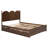 Queen Size Platform Bed With With 2 Big Drawers-107287789