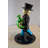 Altabelli Abstract & Geometric Walking Monopoly Man with Money Bag on Black Base Resin Statue 10" x 10" x 16"H