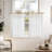 Linen Pinch Pleated Kitchen Curtains Tier Curtains Light Filtering Small Window Drapes for Kitchen-228792050-222622616