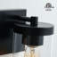 Luminaire de meuble-lavabo 3 lumières Cleofas avec abat-jour en verre transparent-1838074016-1815579582