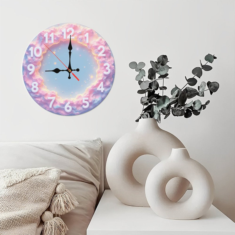 Chiffres sur le cadran de l'horloge nuage