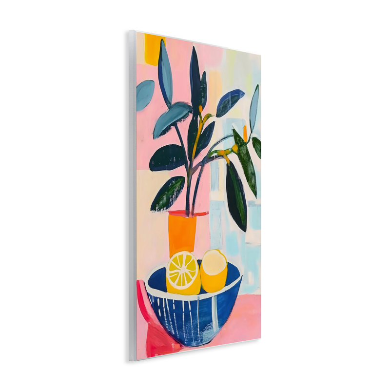 Plaque murale "Lemon Bowl", design par Creative Studio, H 15 po x l 10 po