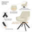 Gefjun 46cm H Upholstered Metal Armchair-1568727365