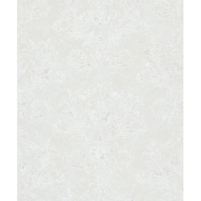 Brabham Embossed Damask Glitter Design 10.05 m x 53 cm Wallpaper Roll