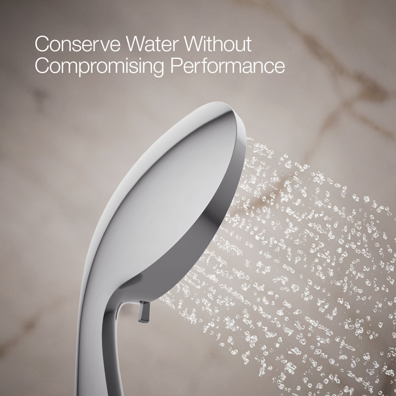2.5 gpm Forte 1.75 gpm Multifunction Handshower with Katalyst Air-Induction Technology, Polished Chrome