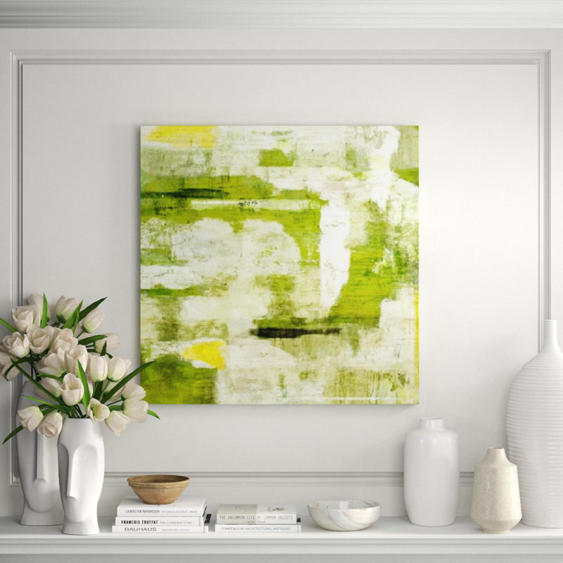 Blank Slate Print by Chelsea Art Studio, 54" H x 54" W, Knife Gel