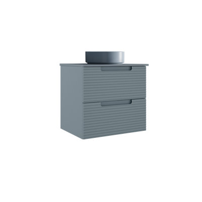 Meuble-lavabo mural simple 24 po avec plateau en résine Moncler