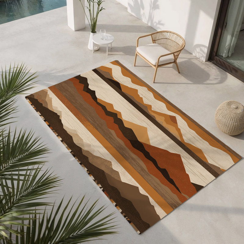 Tapis intérieur et extérieur Sunset Passage, Rectangulaire 2 pi x 3 pi