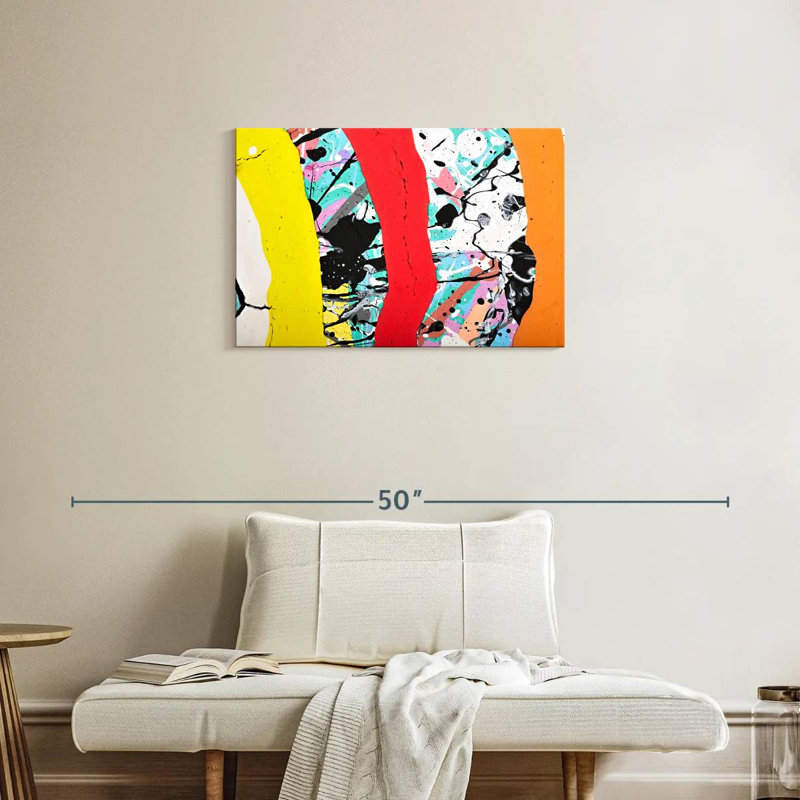 Avery Abstract Splatter, H 20 po x l 30 po