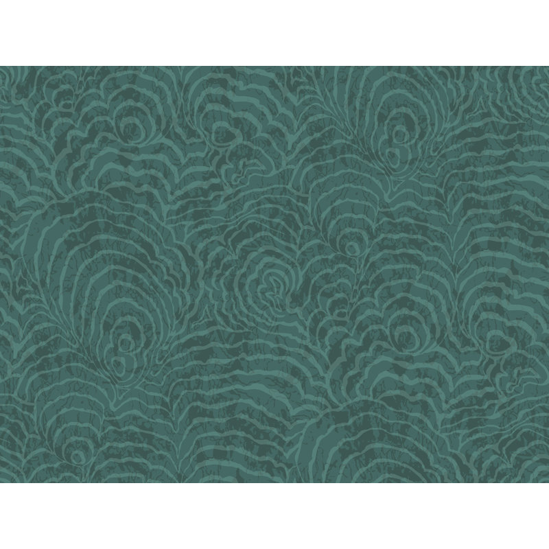 Papier peint bleu sarcelle Ocean Jasper, Bleu