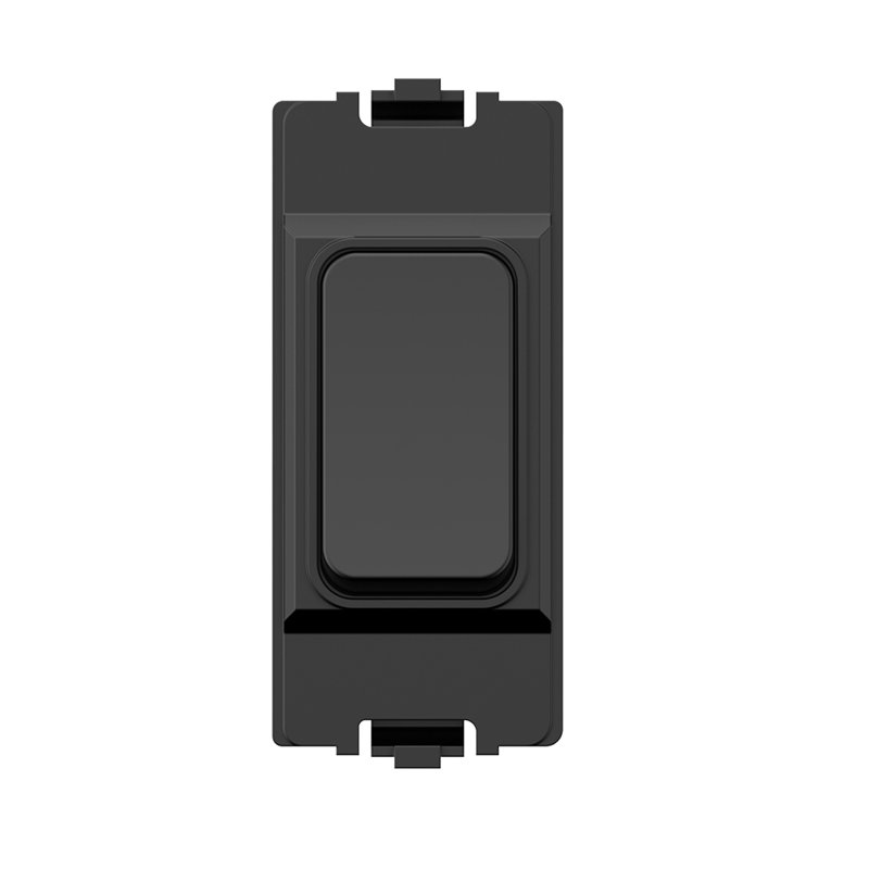 Ener - J 1 Gang Wireless Kinetic Grid Switch Black
