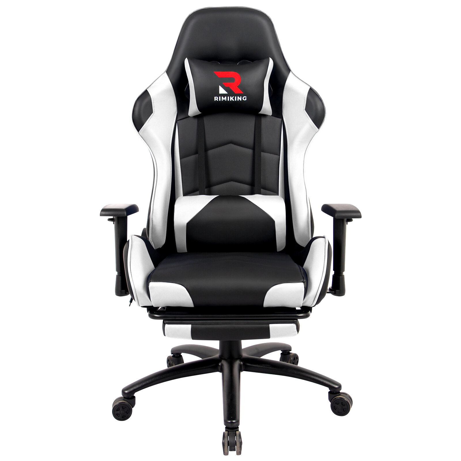 Gymax Red Plastic Massage Gaming Chair Racing Recliner Computer