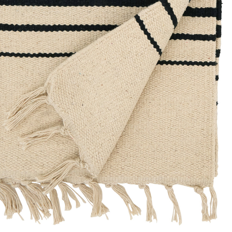 Earthy Southwestern Fringe Table Runner With Desert Tones