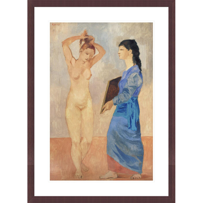 «La Toilette» par Pablo Picasso, impression giclée sur cadre, H 29,5 po x l 21,49 po