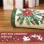 Tapis de Noël - tapis de Noël lavables antidérapants et père Noël, tapis pliable doux à poils courts pour le couloir, l'entrée et la chambre à coucher-58174810