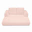 Canapé-lit pliant convertible 2-en-1, canapé-lit en velours côtelé avec 2 * coussins, causeuse modulaire rembourrée et désossée avec lit escamotable, canapé-lit pliant modulaire pour le salon-1036431501