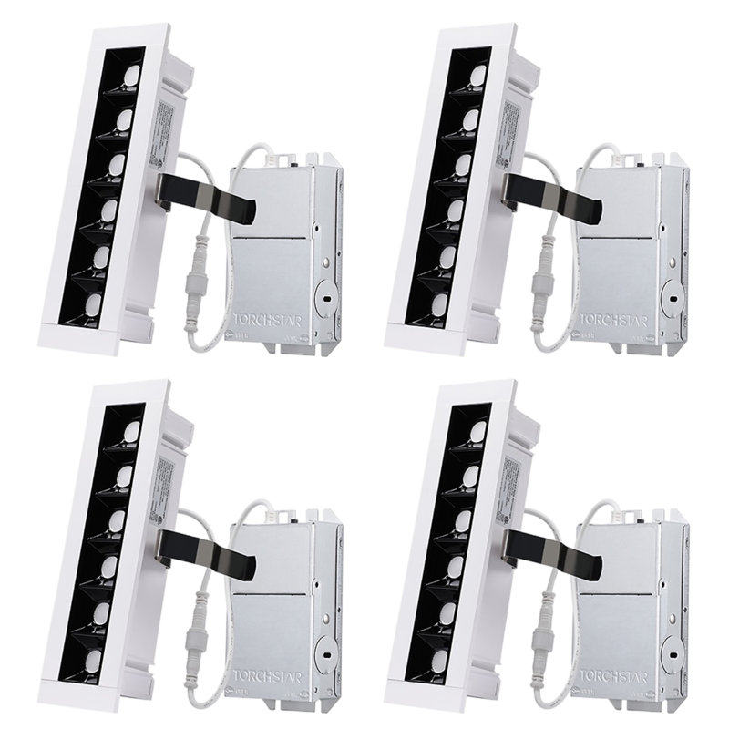 7.28'' Selectable Color Temperature Dimmable Air-Tight IC Rated LED Canless Recessed Lighting Kit
