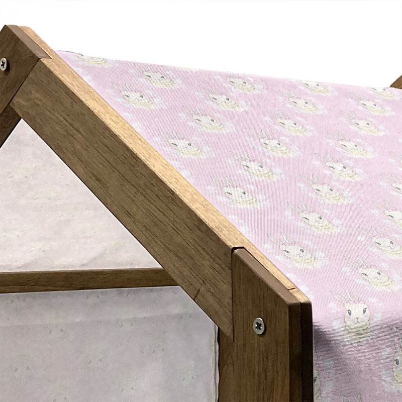 Niche pour chien en bois, H 22,44 po x l 23,62 po x P 17,72 po