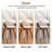 Modern Upholstered Dining Chairs, Beige Fabric With Wooden Legs, Soft Padded Seat And Back, Scandinavian Kitchen And Dining Room Side Chairs​​-864837332-864837335