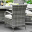 Chaise de patio avec coussins Momoyo Two