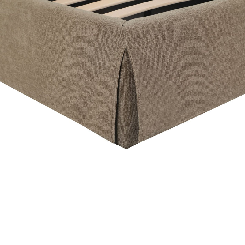 Windcrest Upholstered Platform Storage Bed, King, Tan