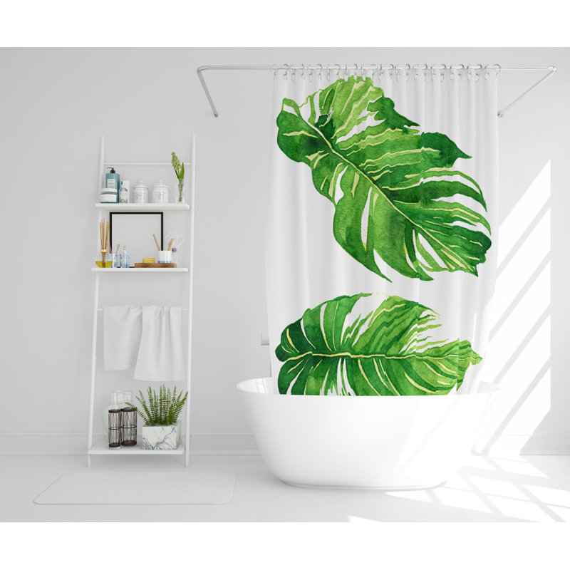 Caja Polyester Shower Curtain, 168cm H x 168cm W