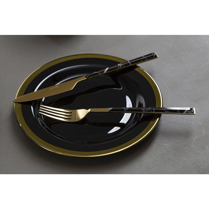 Berning 21Cm Black Glass Side Plate