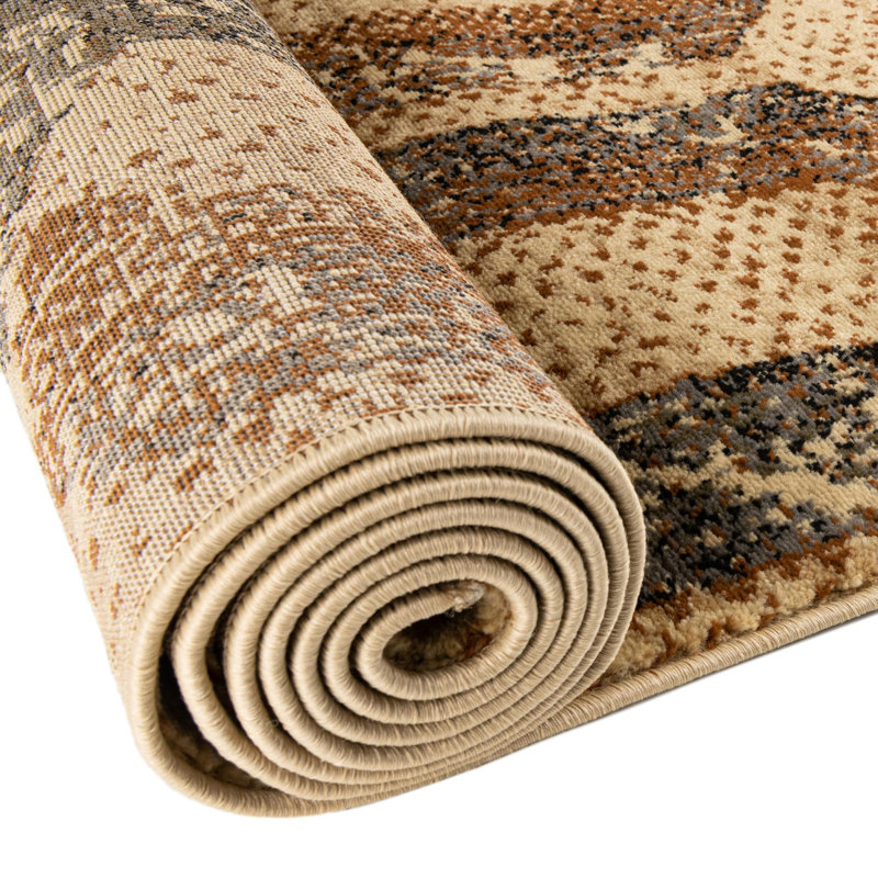 Brennin Geometric Indoor Rug, Octagon 5'3" x 5'3"