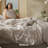 Bedsure Cotton Duvet Cover King - Luxury Slub Weave 100% Cotton Duvet Cover Set with a Linen Like Textured, Easy Change Durable Bedding Set 3 Pieces, Natural Linen, 104" x 90"-117060333-116727415