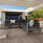 Outdoor V-Shaped Aluminum Sectional Sofa Set