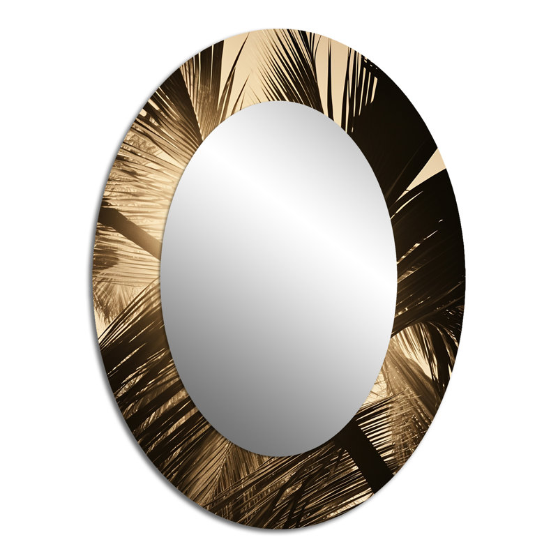 Miroir mural sépia Serenity, H 40 po x l 30 po