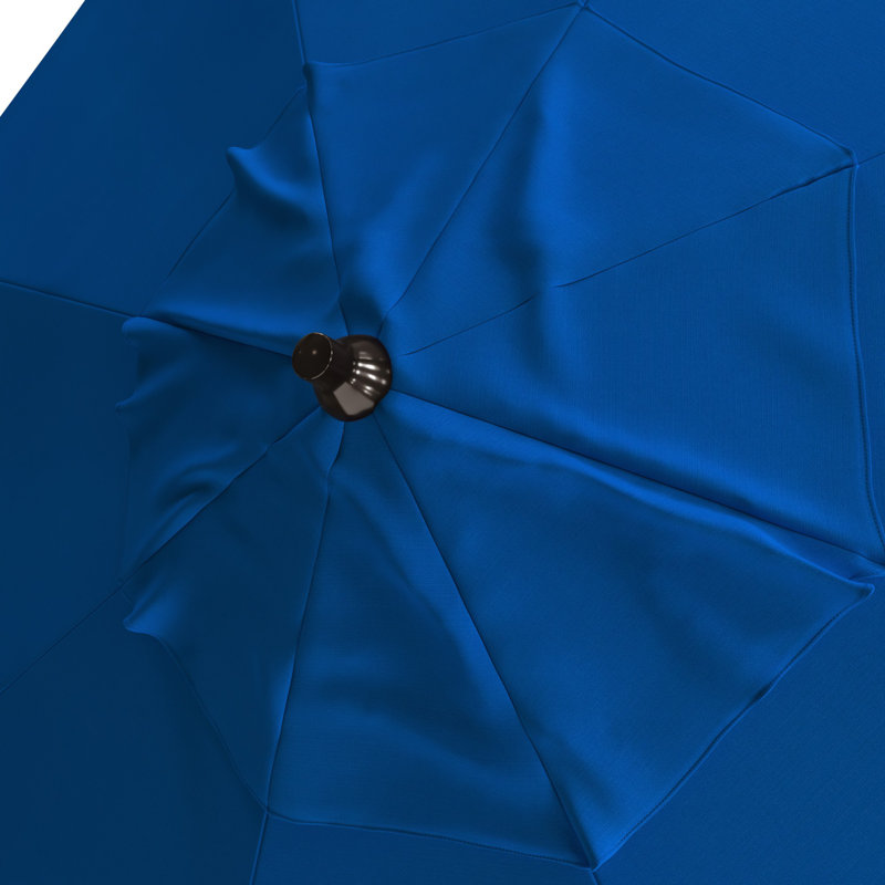 Parasol de marché octogonal Loudean, Bleu pacifique - Pacifica