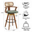 Swivel Upholstered Counter Stool-99309463-99309456