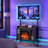 Fireplace TV Stand with Mount and Power Outlet for 55/60/65/75" TVs-384368266
