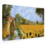 Darlee «IL Mulino e i Girasoli», reproduction de peinture acrylique sur toile tendue-29224444