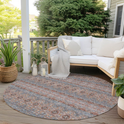 Everlee Washable Ikat Indoor / Outdoor Rug