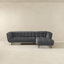 Canapé modulaire gris pour salon moderne