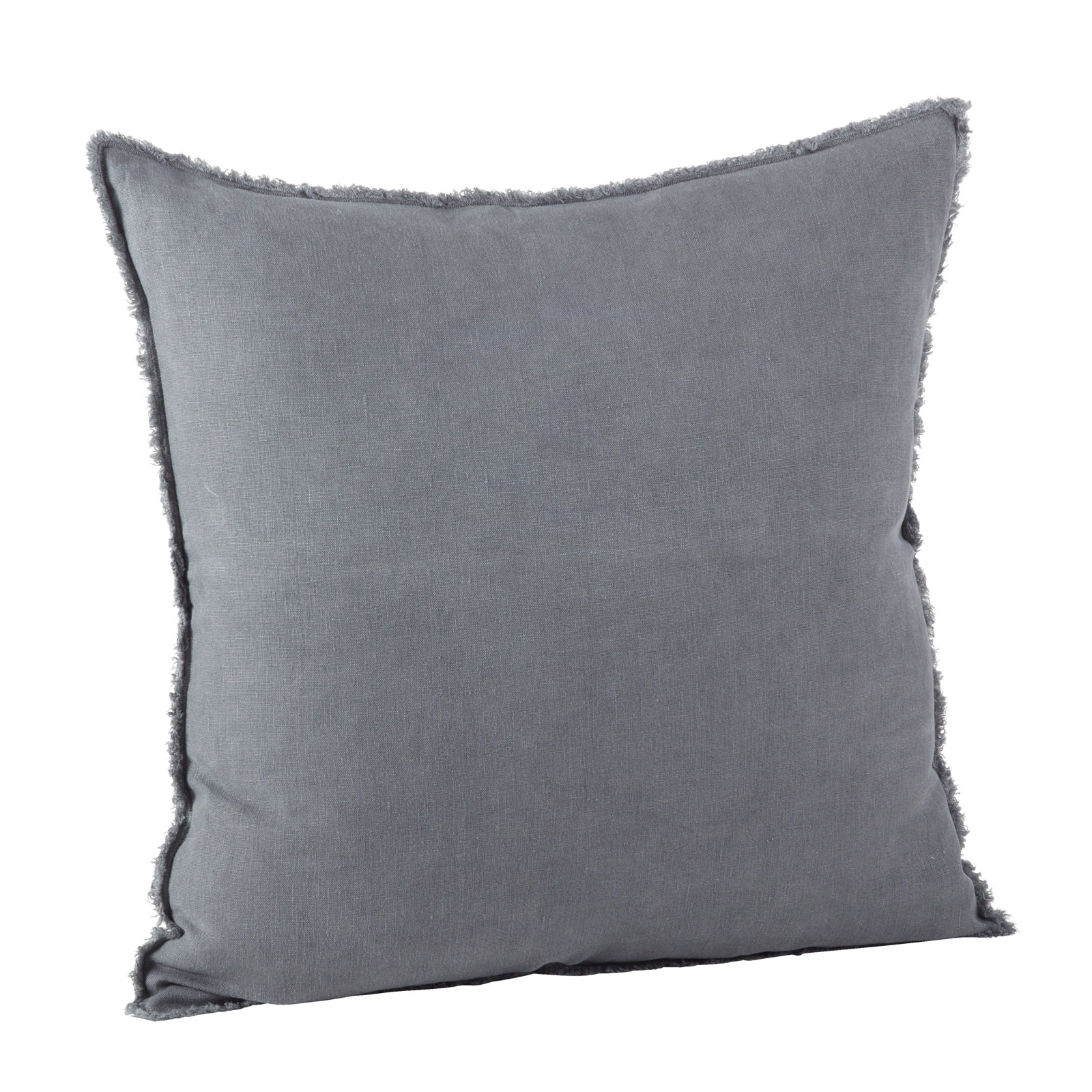 Filia 20" x 20" Linen Throw Pillow, Slate