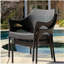 Chaise d'extérieur en résine, 52637,00MBRN KD MP4