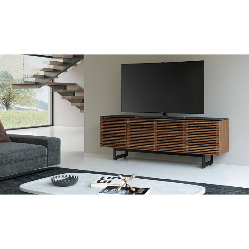 Corridor Media Console, Natural Walnut
