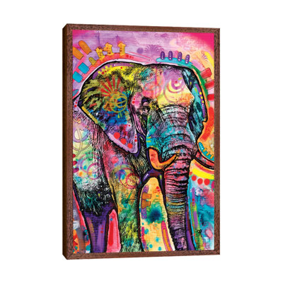 Elephant II by Dean Russo - Painting on Canvas