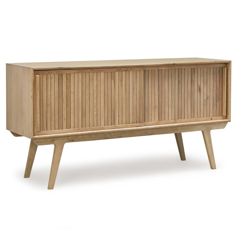 62.9'' Solid Wood Sideboard, Oak