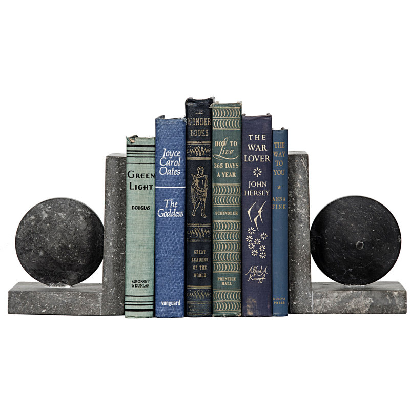 Serre-livres en marbre