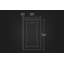 Flat Onyx Lighted Wall Mirror