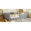 Lit de plancher en velours-129681134