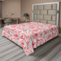 Pink/Pale Teal Floral